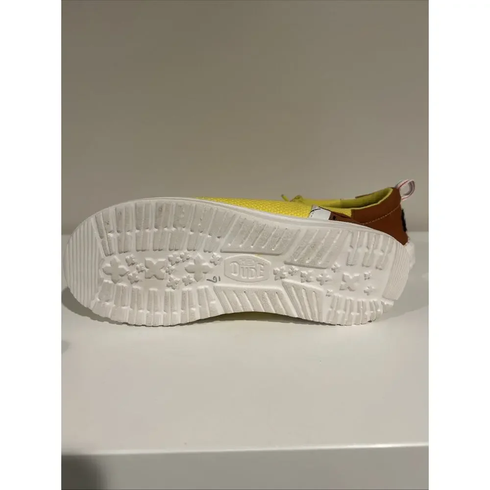Hey Dude Spongebob Squarepants Size J4 Yellow